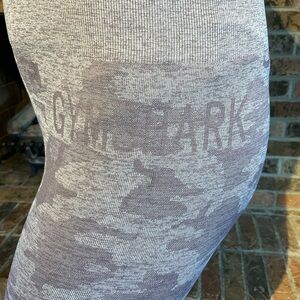 Gymshark Gray Camo Leggings